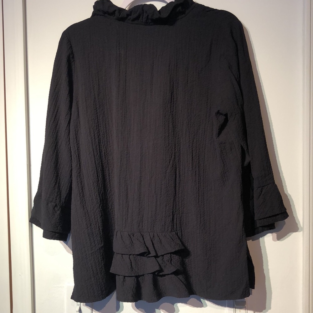 Soft Surroundings Constance Ruffle Top - Picture 5 of 6
